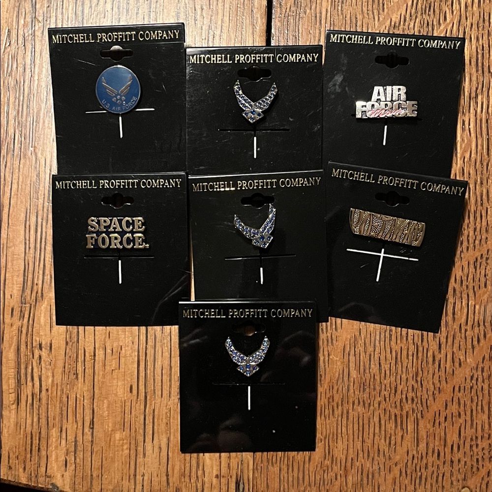 Mitchell Proffitt Company Military Pins Set
